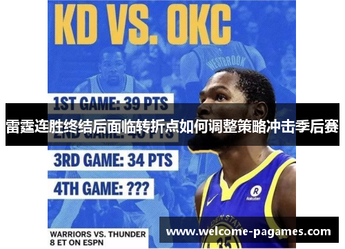 雷霆连胜终结后面临转折点如何调整策略冲击季后赛